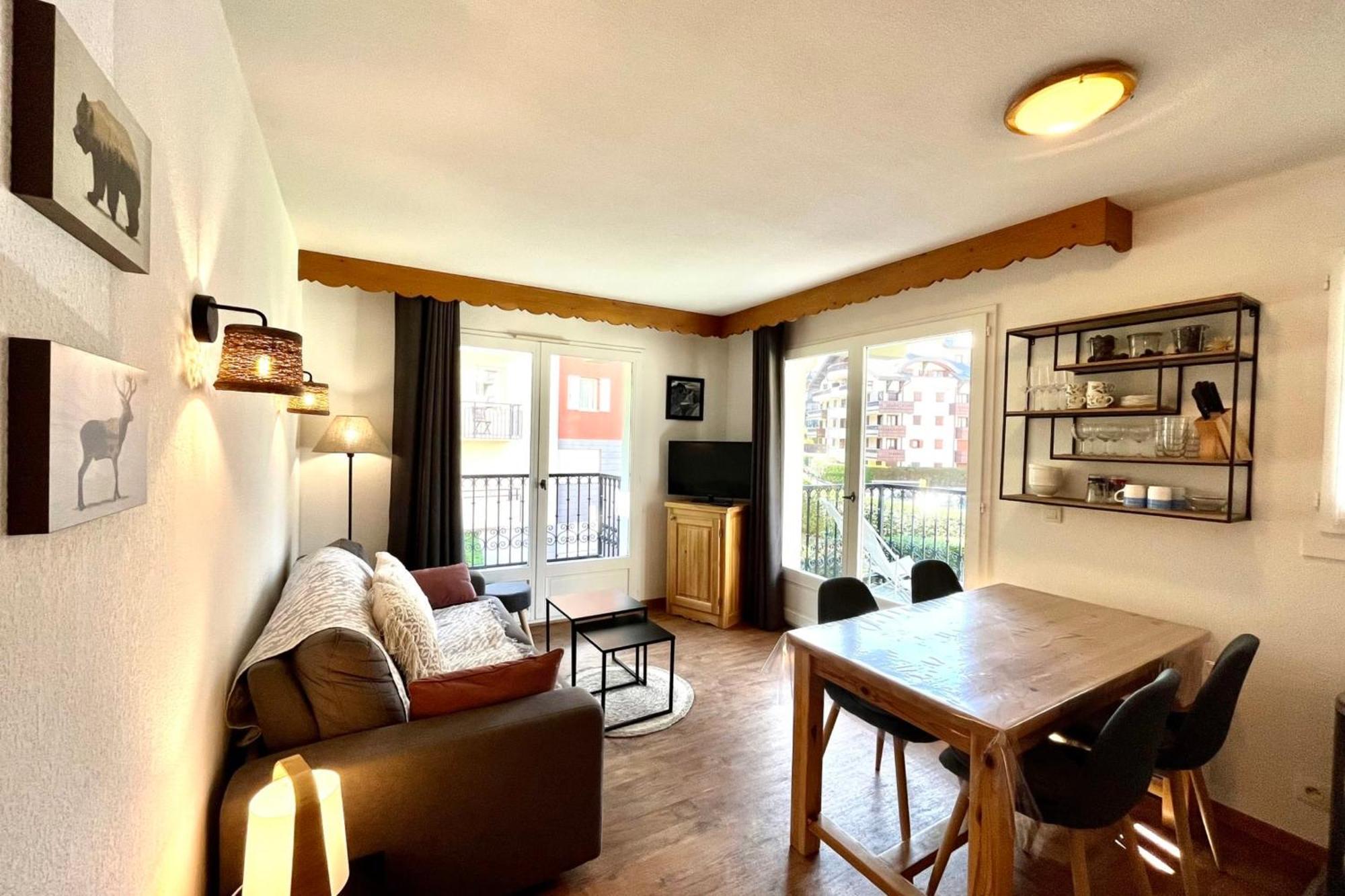 Apartment Le Bonnant Droit 圣热尔韦莱班 外观 照片